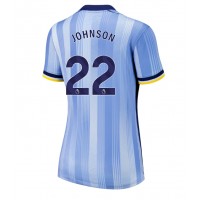 Camisa de time de futebol Tottenham Hotspur Brennan Johnson #22 Replicas 2º Equipamento Feminina 2024-25 Manga Curta